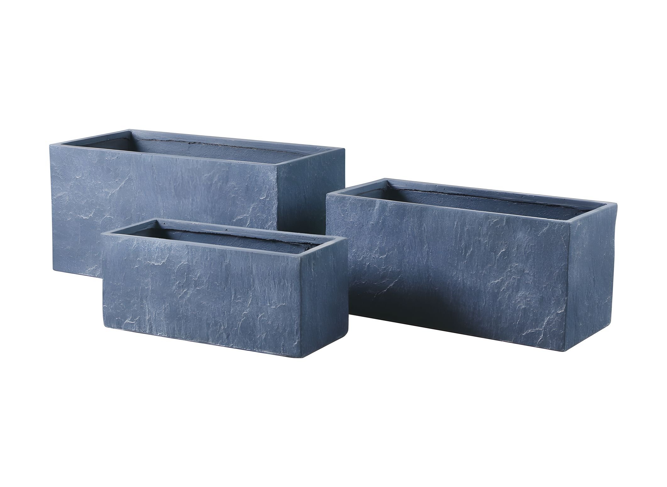 GRC Concrete Flower Planter Pots ShenZhen Indoor Curves Lightweight Waterproof Planter