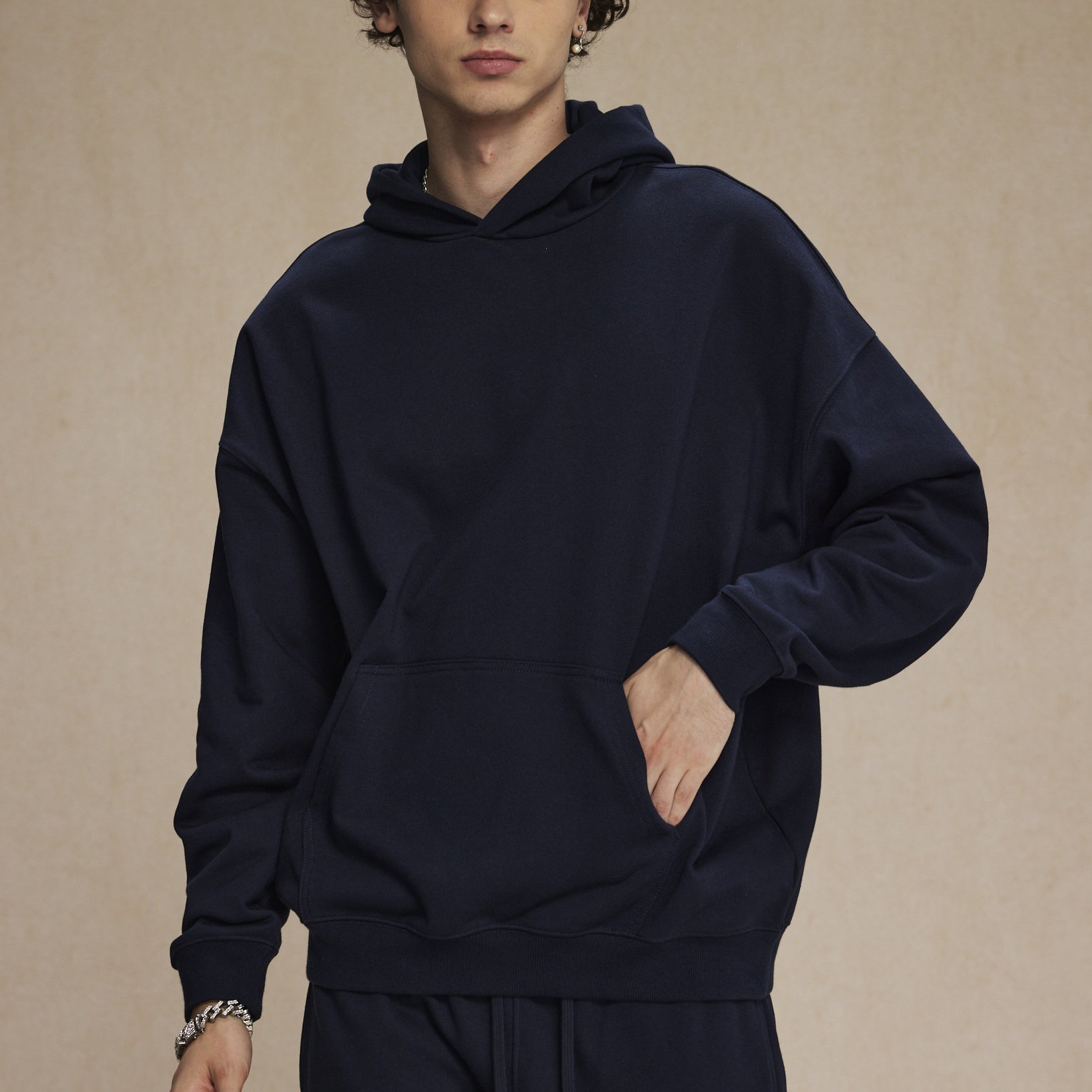 Sudadera con capucha de felpa pesada 430gsm