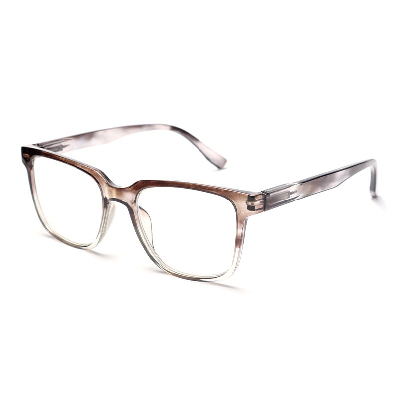 Square-framed reading glasses