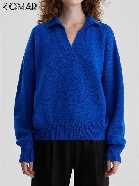 Suéter de punto casual para mujer