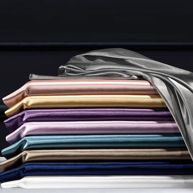 高級ポリエステルサテンシルクベッドシーツ