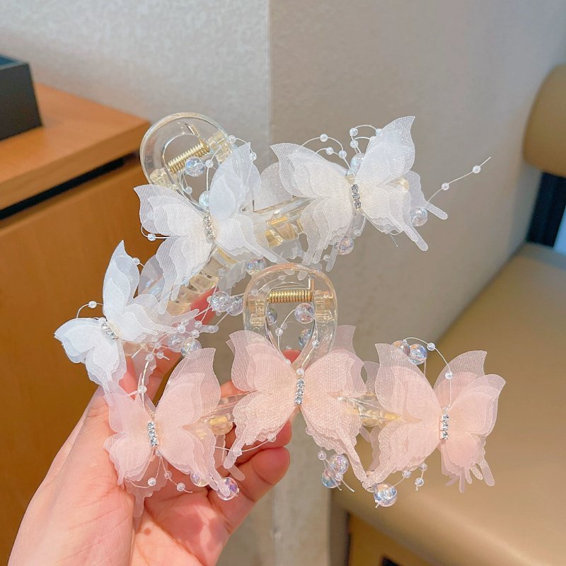 Large butterfly claw headband