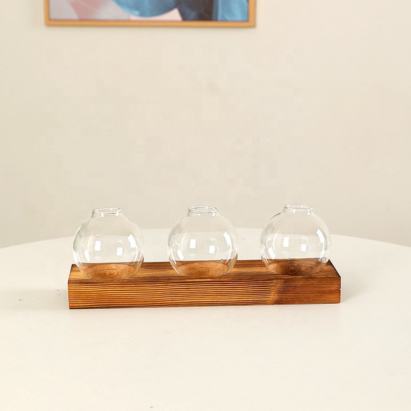 Glass light bulb vase