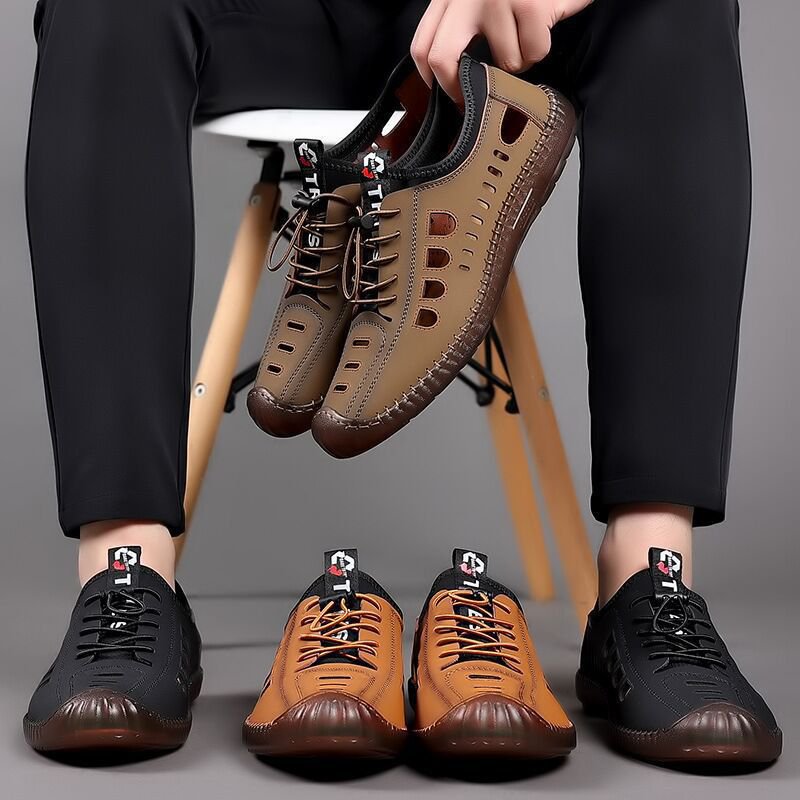Zapatos casuales de hombre en PU, última moda