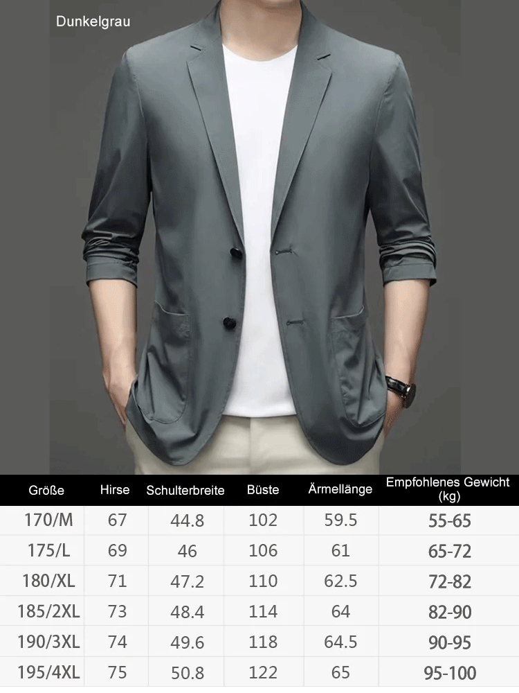 Anzugjacke aus Eisseide