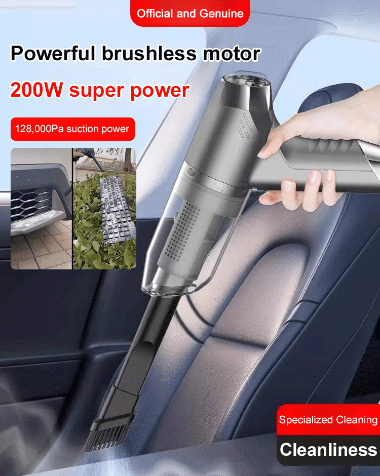 Three-in-one Car and Home Vacuum Cleaner