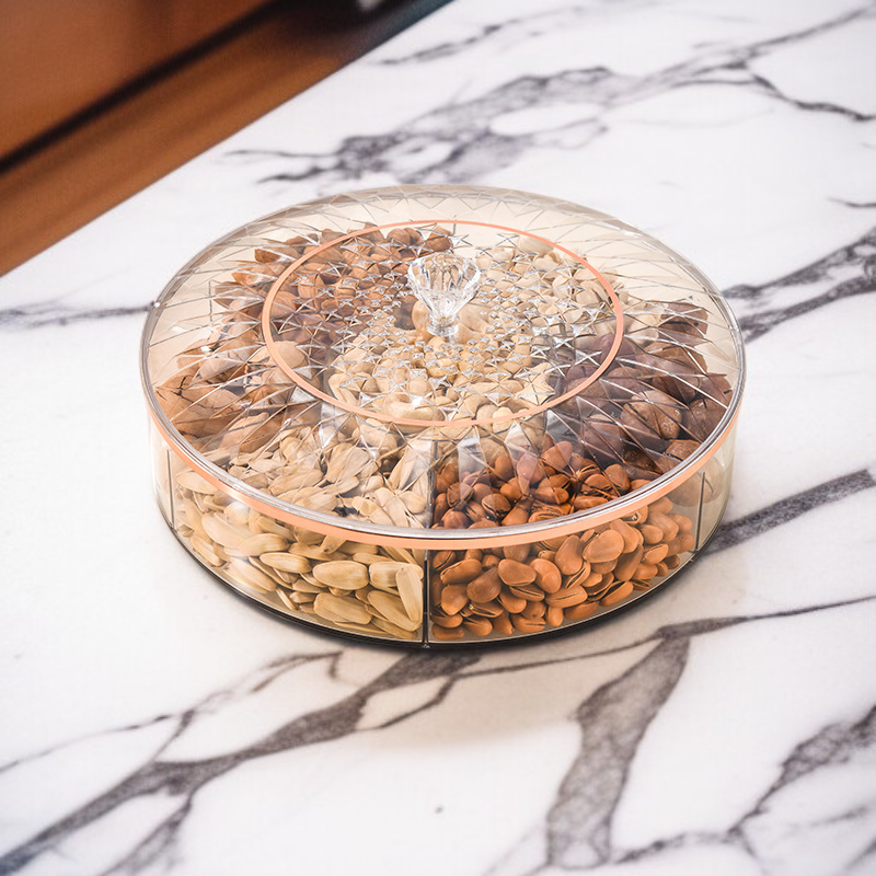 가정용 거실 투명 과일 간식 수납판 전체 이미지