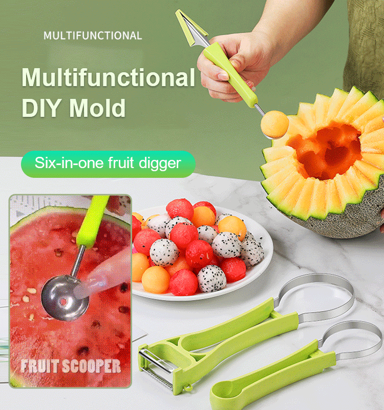 Six-in-one peeler