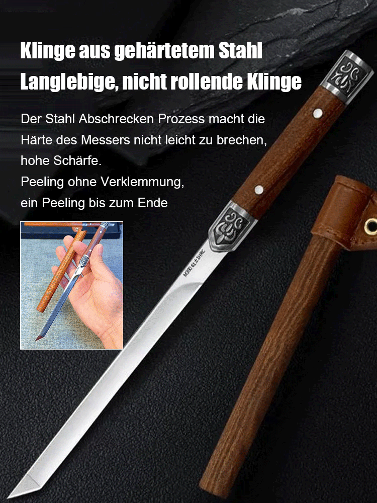 Hochwertiges Taschenmesser aus gehämmertem Edelstahl