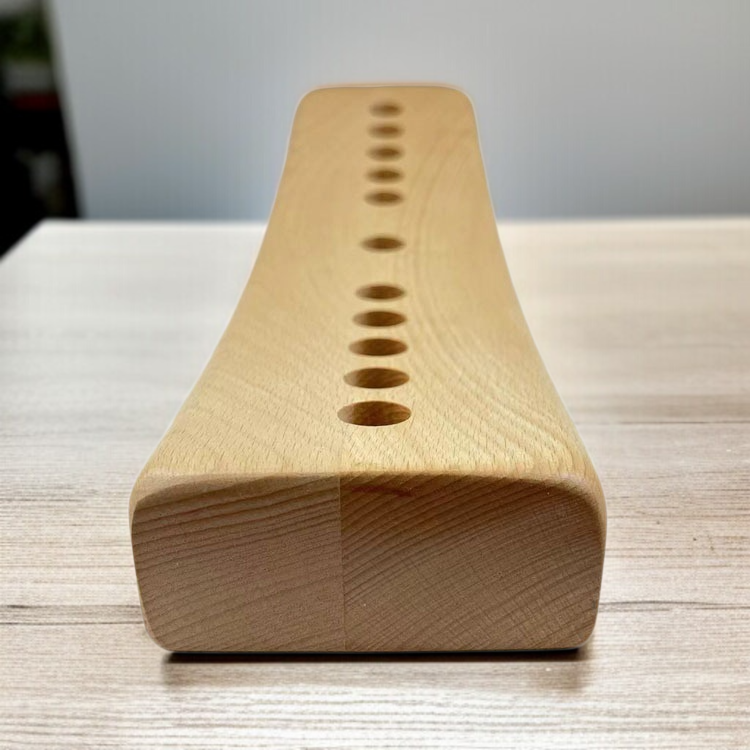 인체공학적 원목 마사지 베개