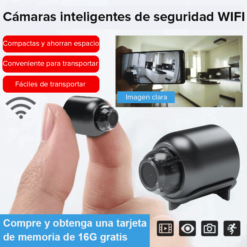 Cámara WIFI mini HD