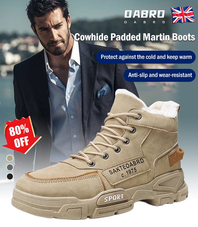 High-top men's Martin boots