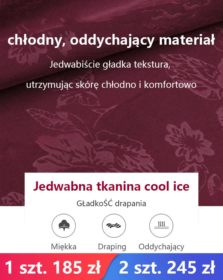 Spodnie palazzo z jedwabiu lodowego