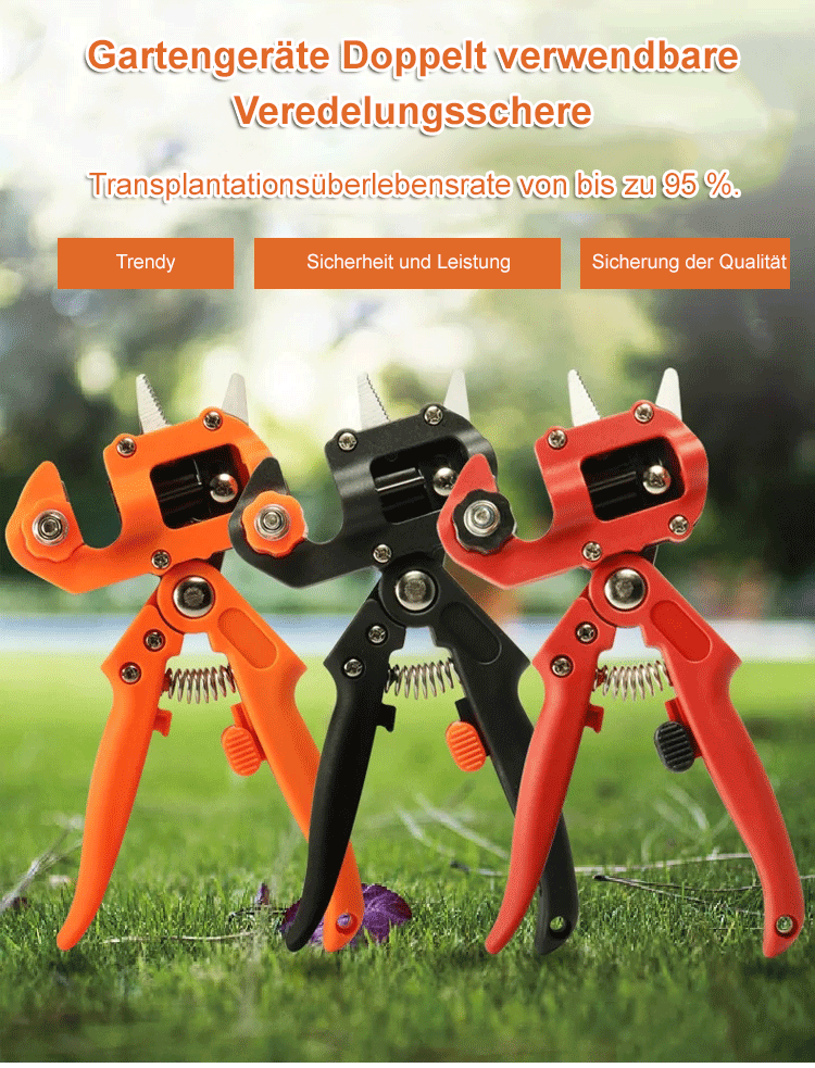 Multifunktionales Veredelungsmesser für Obstbäume