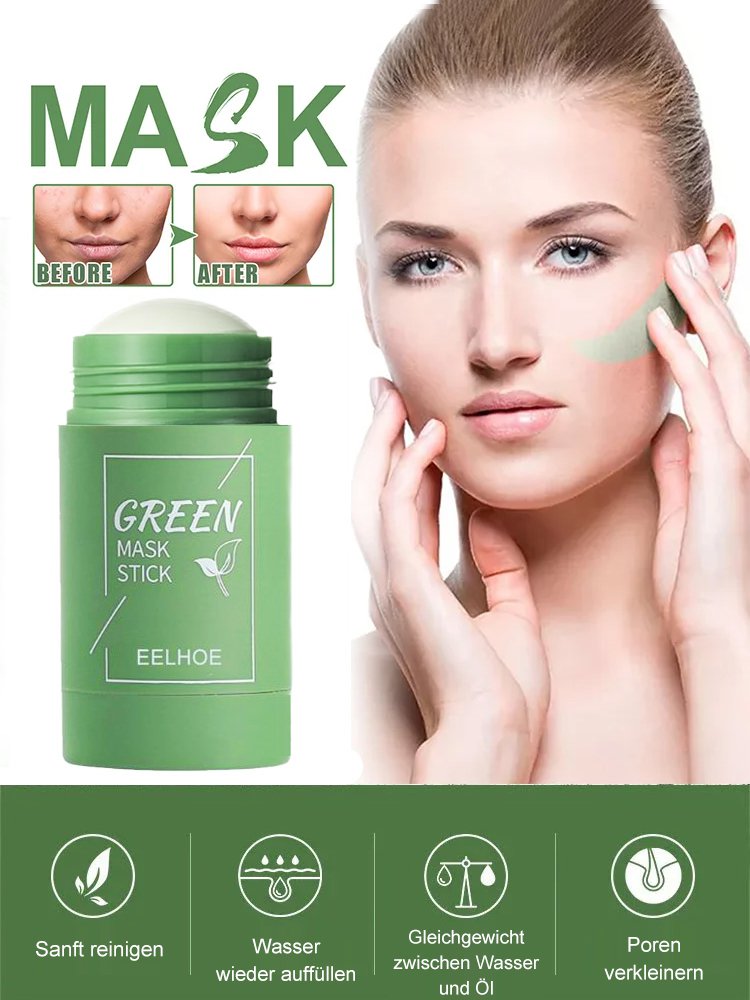 Grüner Tee-Gesichtsmaske Stick