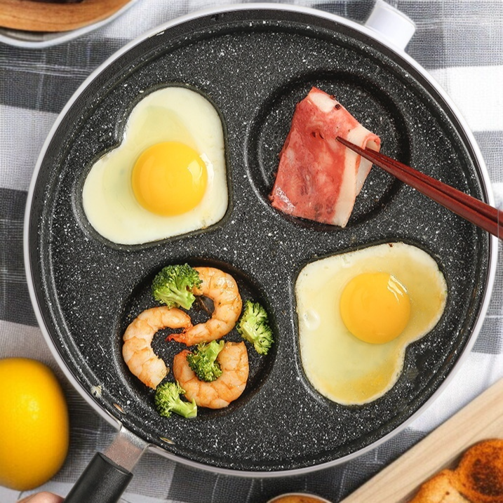 洗いやすい多機能平底フライパン