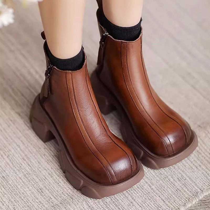 빈티지 여성 워커 부츠