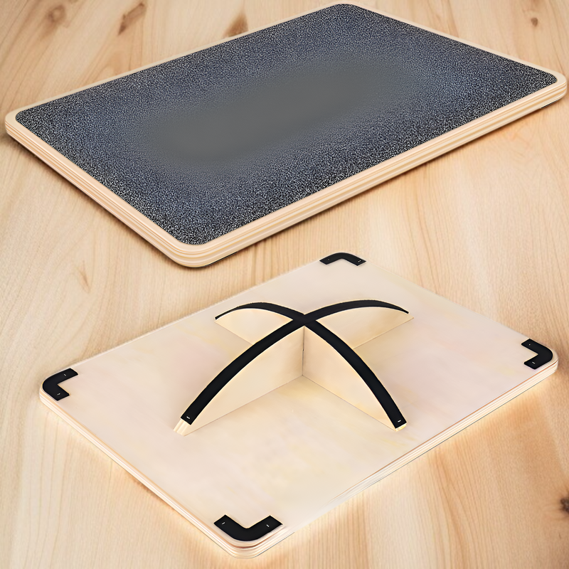 無垢材ヨガバランスボード全体画像