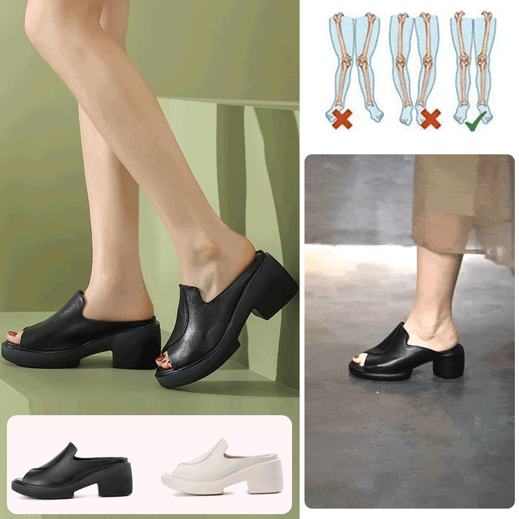 極太ヒールサンダル