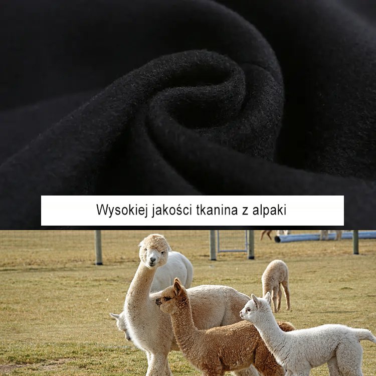 Płaszcz damski ze stójką