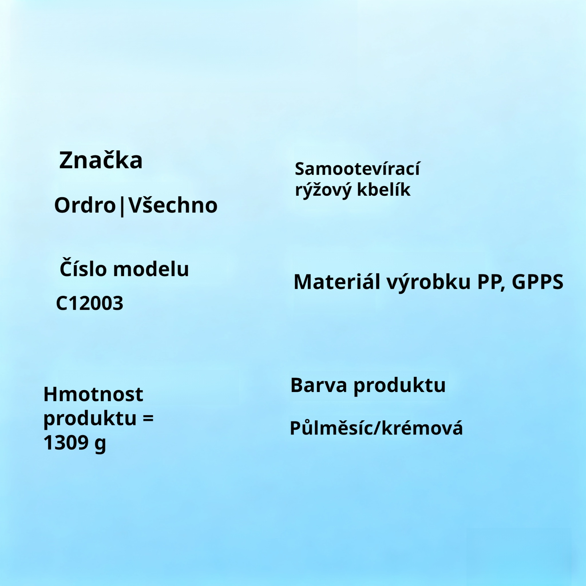Automatický potravinářský zásobník na rýži s automatickým otevíráním a zavíráním