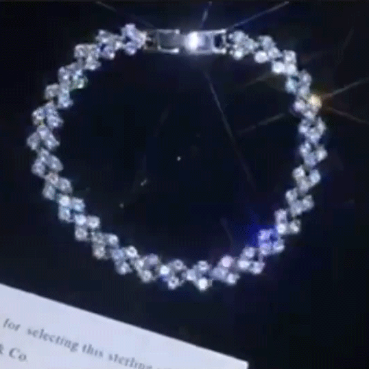 풀 다이아몬드 오스트리아 크리스탈 로마 팔찌