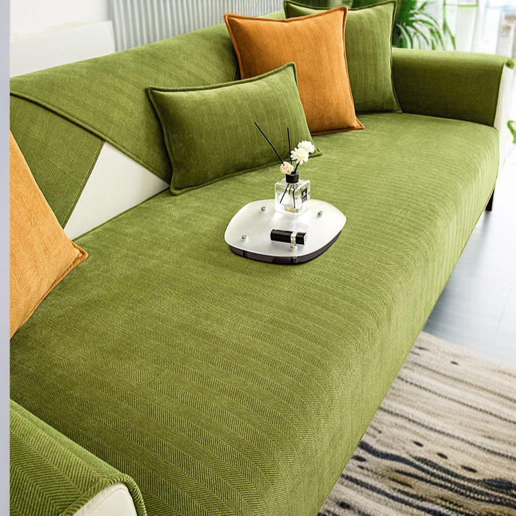 ピュアカラー ソファカバー インテリアコーディネート例