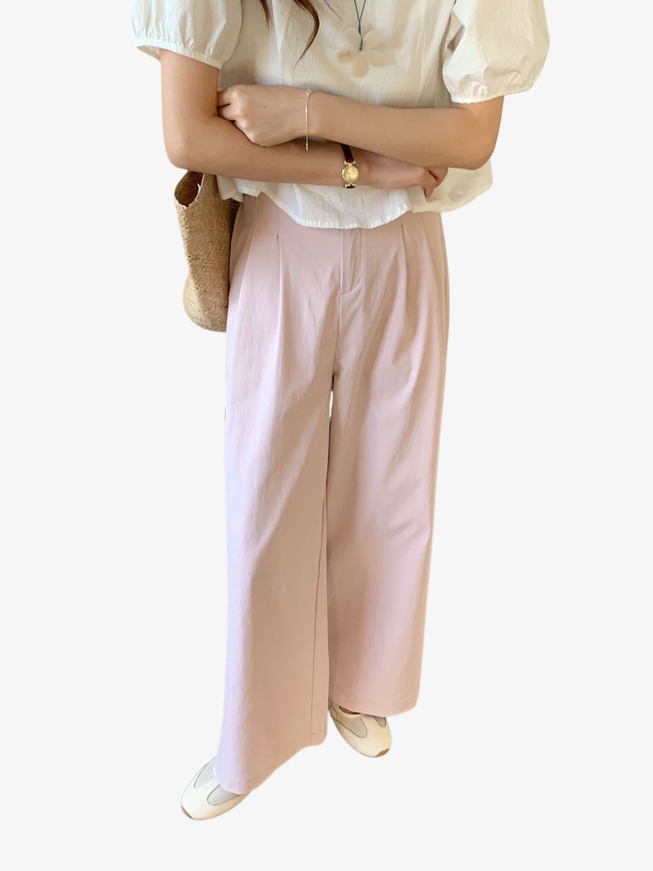 여성 통근 처짐 와이드 팬츠 정장바지 여 슬림 캐주얼 일자 팬츠 와이드 팬츠 여성 캐주얼 처짐 정장바지