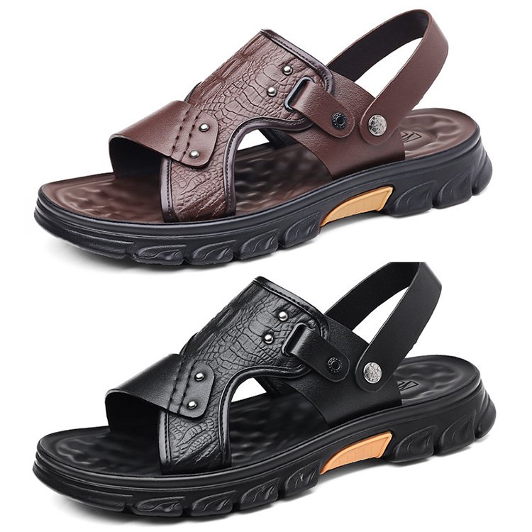 2wayアウトドアメンズクロコダイル柄サンダル