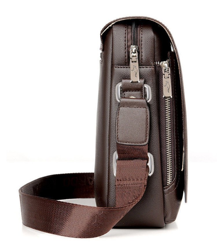 多機能ポケット付きメンズビジネスカジュアルバッグ