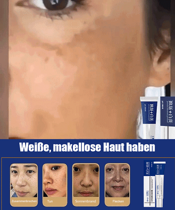 Aufhellende Creme