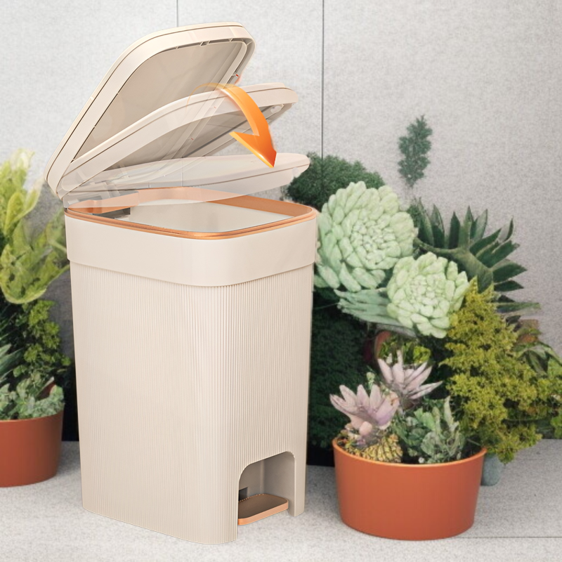 蓋付き高級ゴミ箱リビングルーム設置イメージ