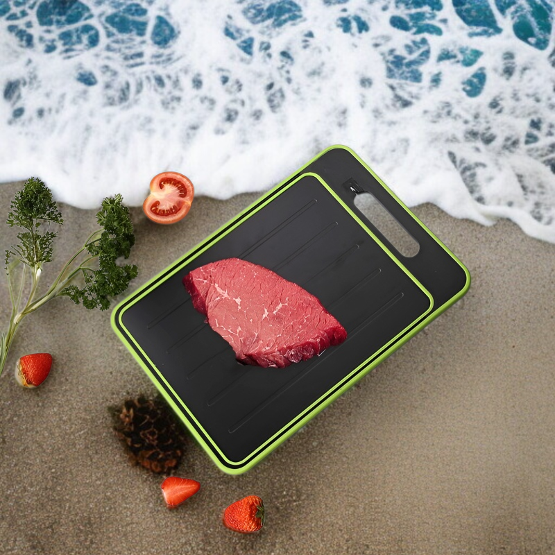 다용도 도마로 해동 기능 시연