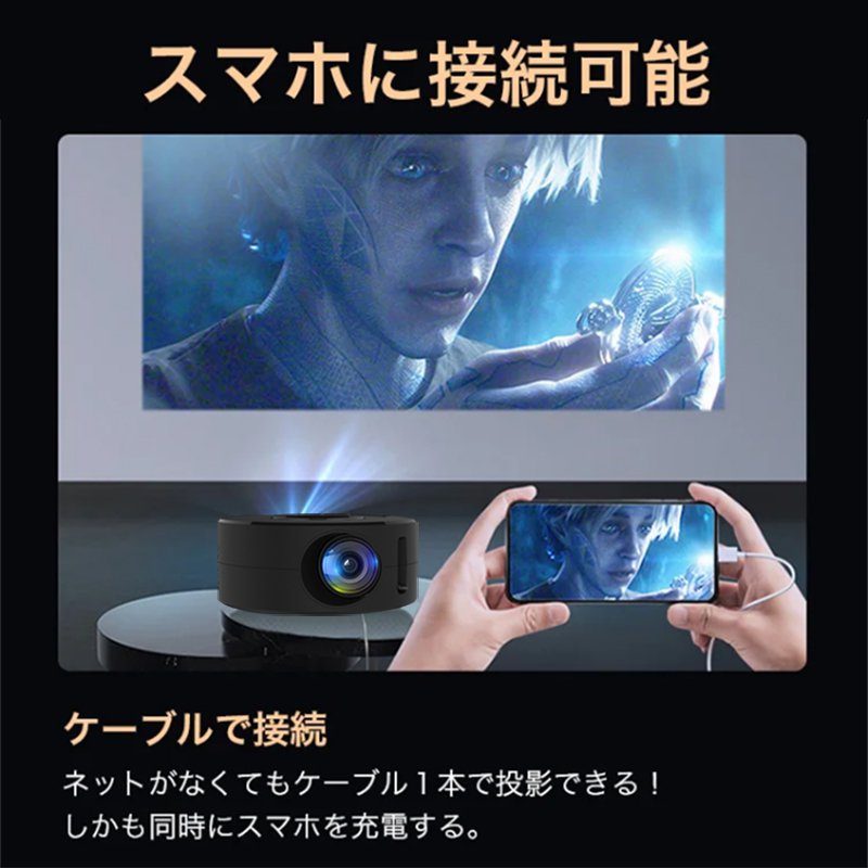 家庭用小型モバイルプロジェクター
