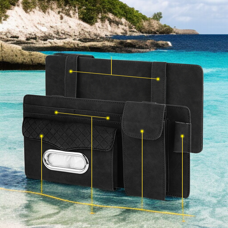 휴대용 어음집게로 영수증 보관하는 장면