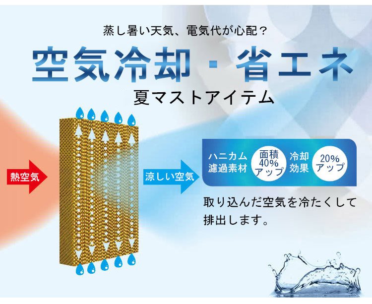 USB給電対応の卓上冷風扇