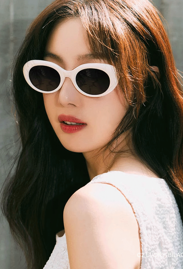 レディースフレンチ風レトロサングラス