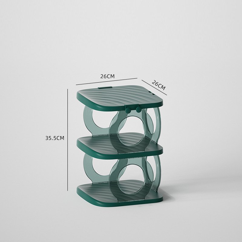 クリア緑色・3段