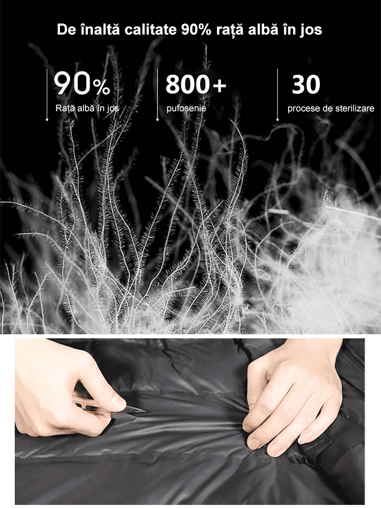 Jachetă pentru bărbați de lungime medie cu glugă