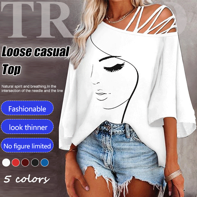 Trendy Paneled Loose Casual Top