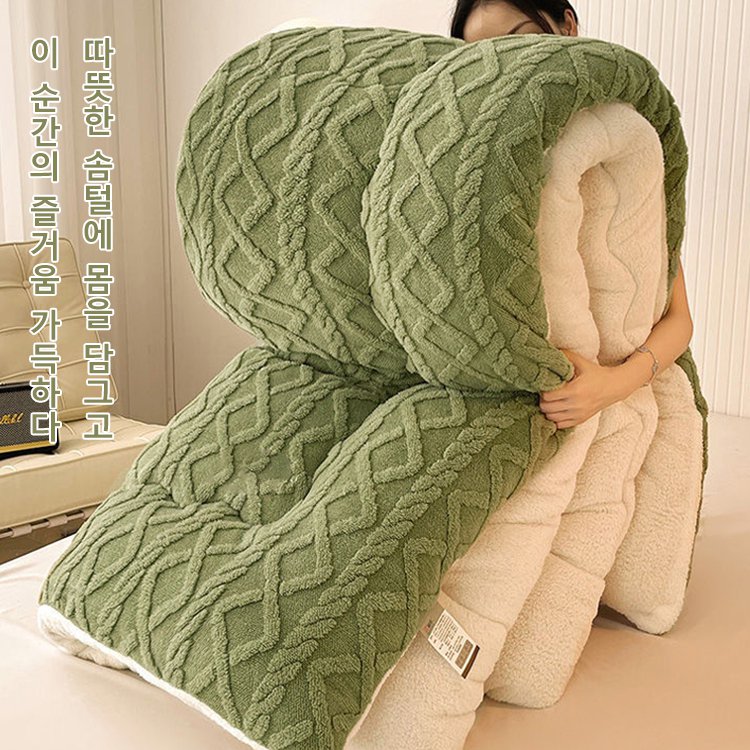 타프털 램스울 양면 도톰한 겨울용 이불