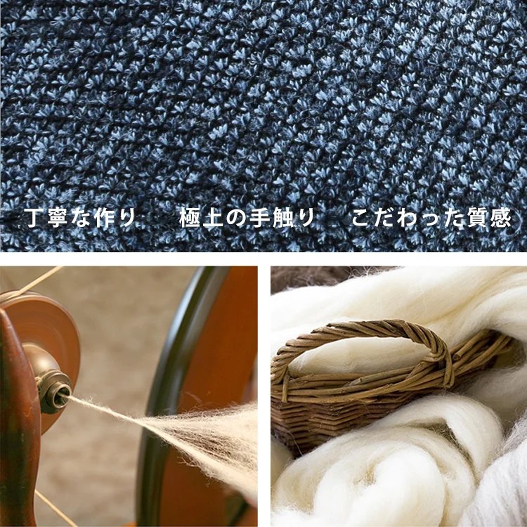 無地スタンドカラーカーディガン