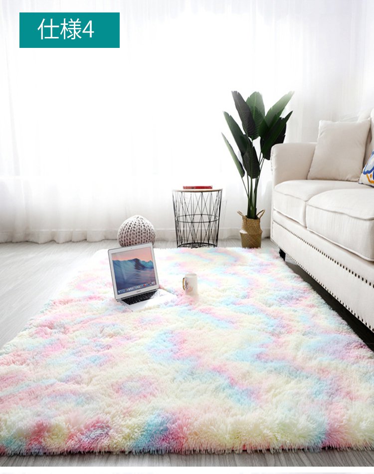 洗濯機で洗える北欧ラグマット