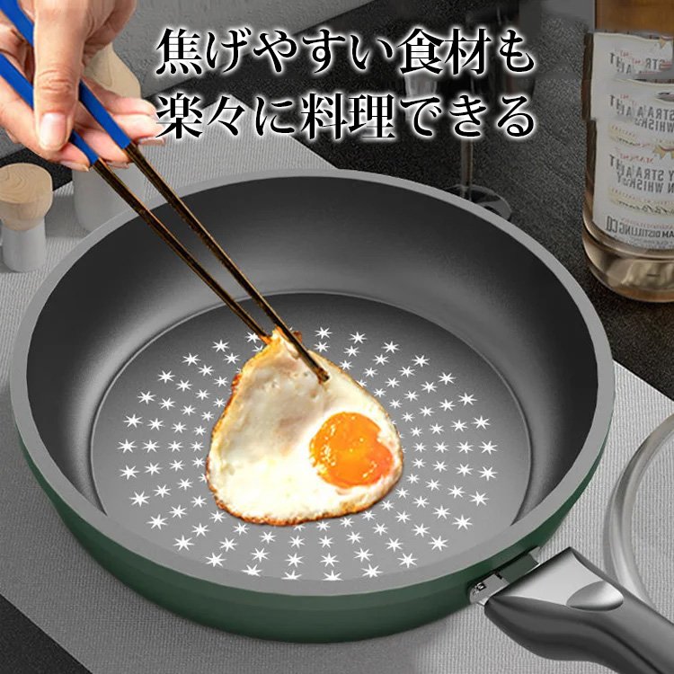 焦げ付き防止フライパン