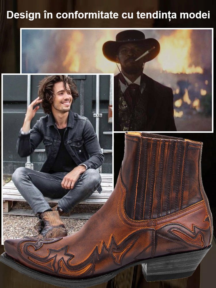 Cizme Martin stil retro pentru bărbați