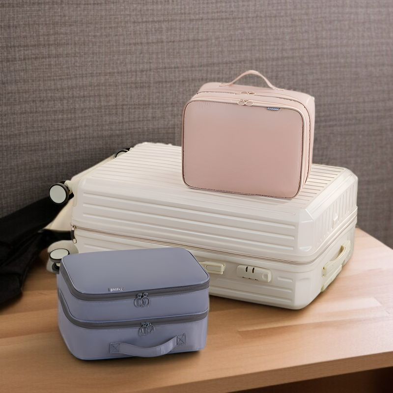 외출용 신발 가방의 튼튼한 손잡이 디테일