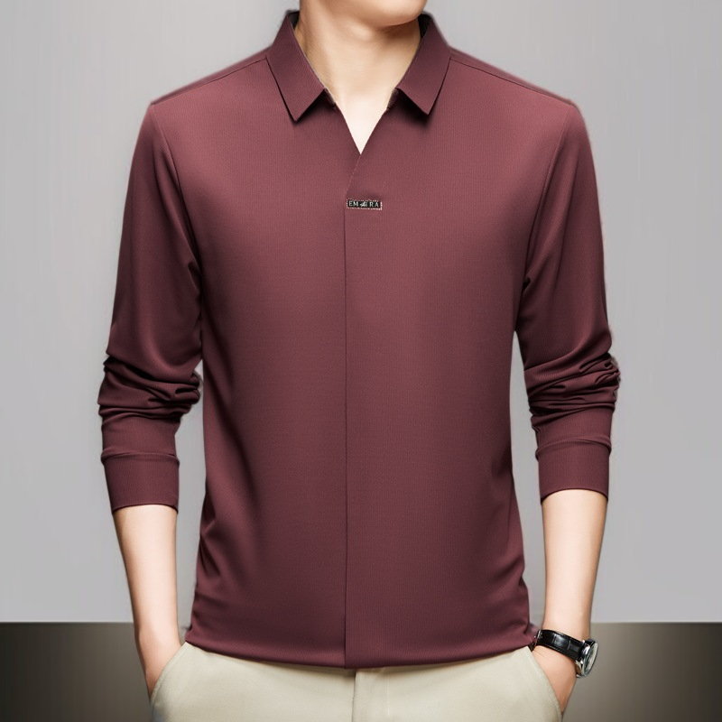 남성 비즈니스 캐주얼 티셔츠 전면 이미지