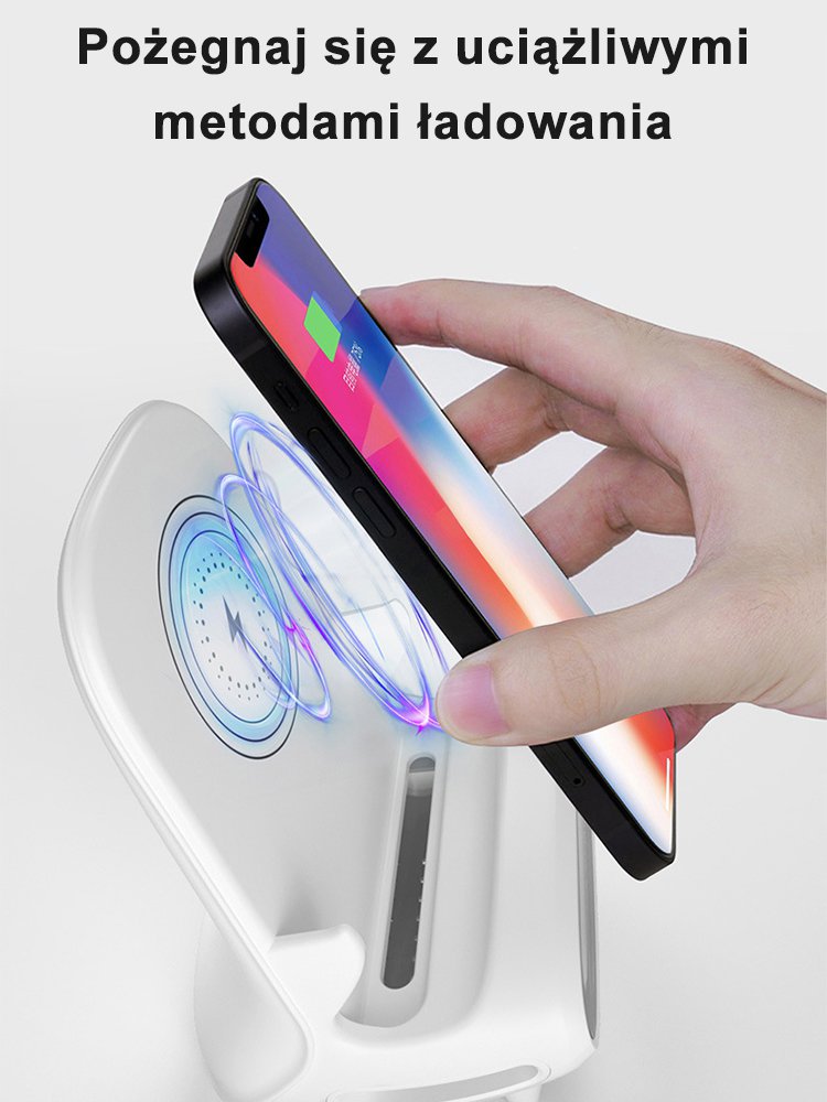 bezprzewodowy uchwyt do szybkiego ładowania telefonu komórkowego