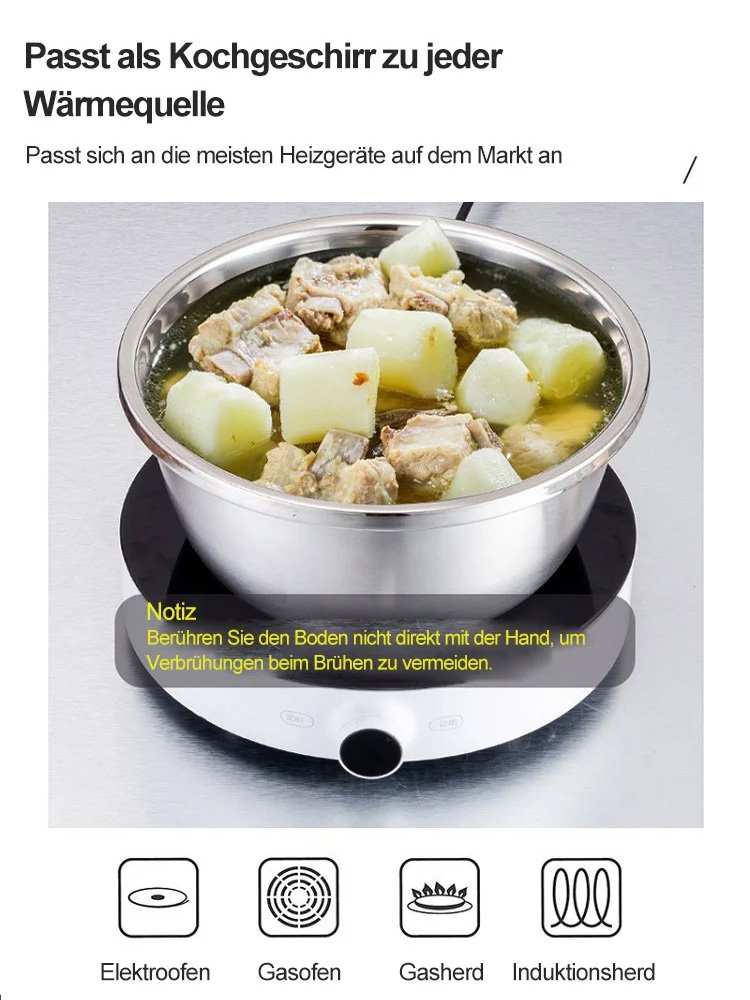 Reibenbecken, dreiteiliges Set