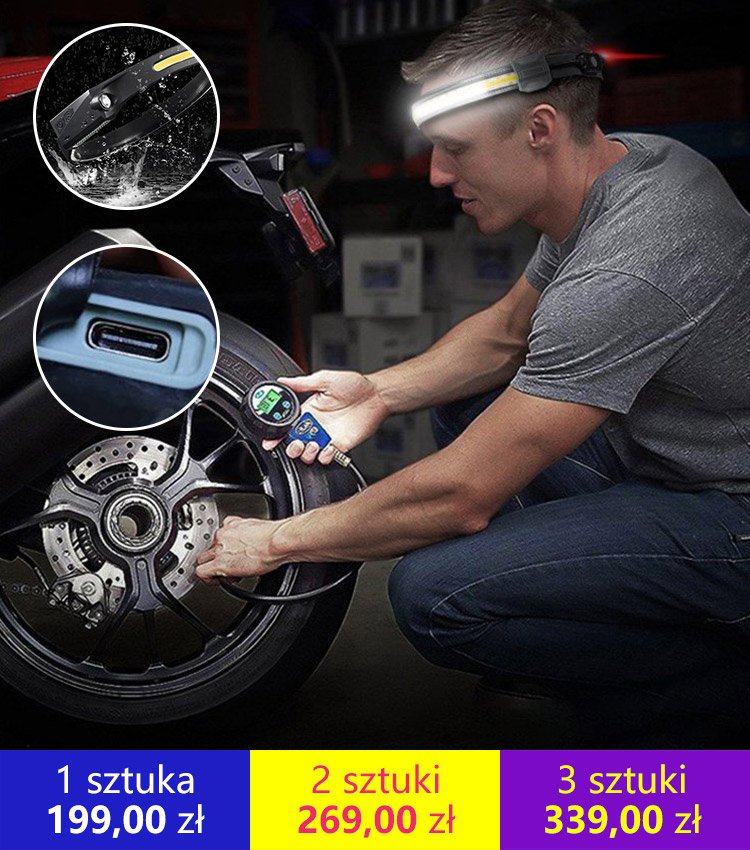 Latarka czołowa LED